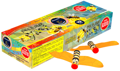  Летающие фейерверки Улей  в Калининграде