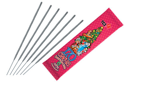  Бенгальские свечи 6 шт 170 мм в пакете  в Калининграде