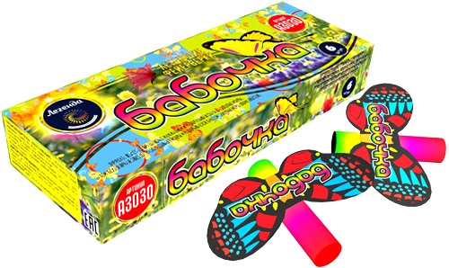  Летающие фейерверки Бабочка  в Калининграде